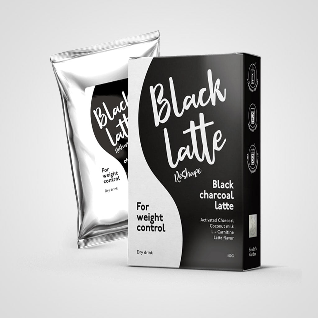 Black Latte - latte cu carbune pentru iubitorii de dulce care viseaza sa slabeasca