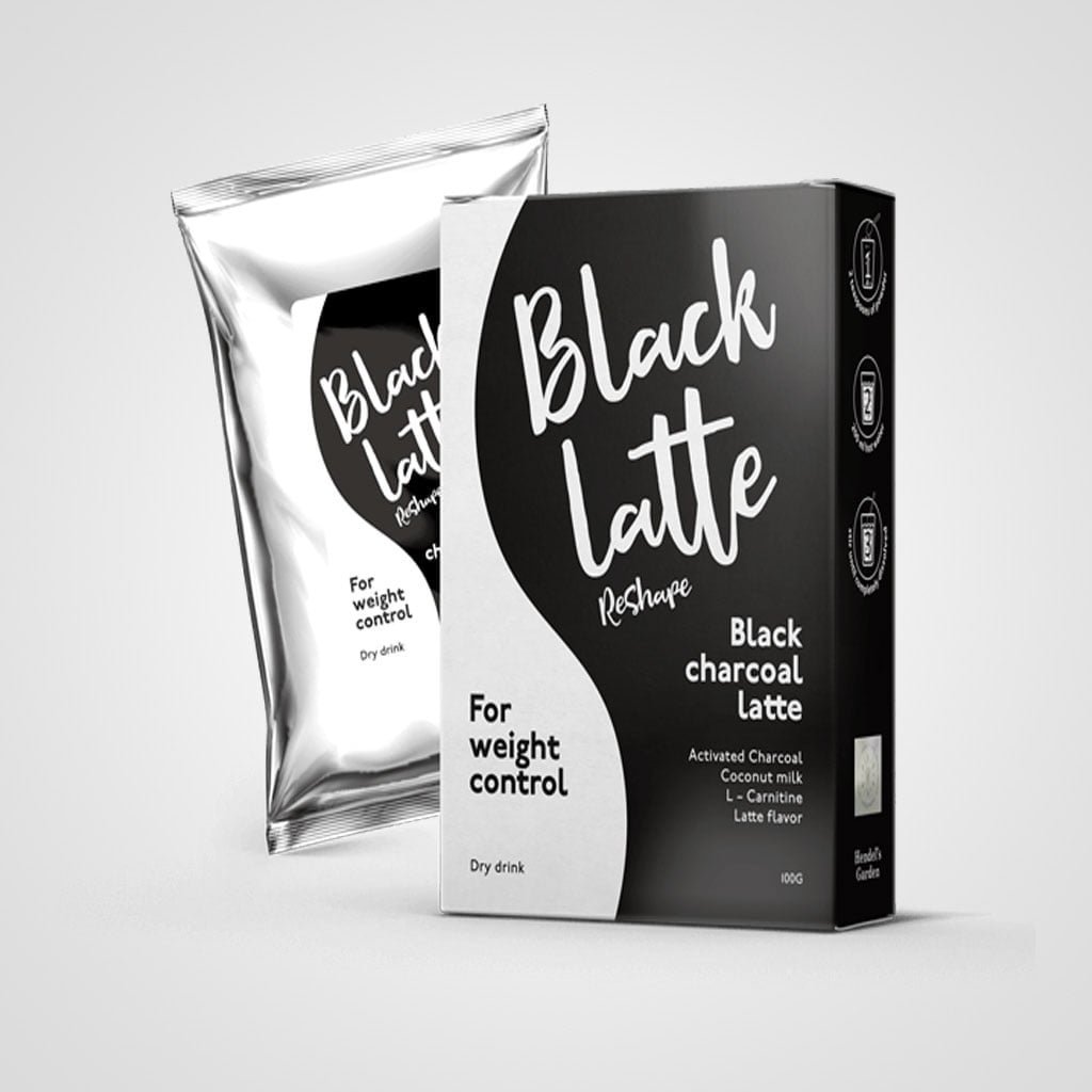 Black Latte latte cu carbune pentru iubitorii de dulce care viseaza sa slabeasca
